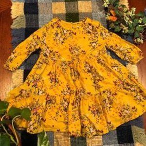 Mustard Floral Top 3T